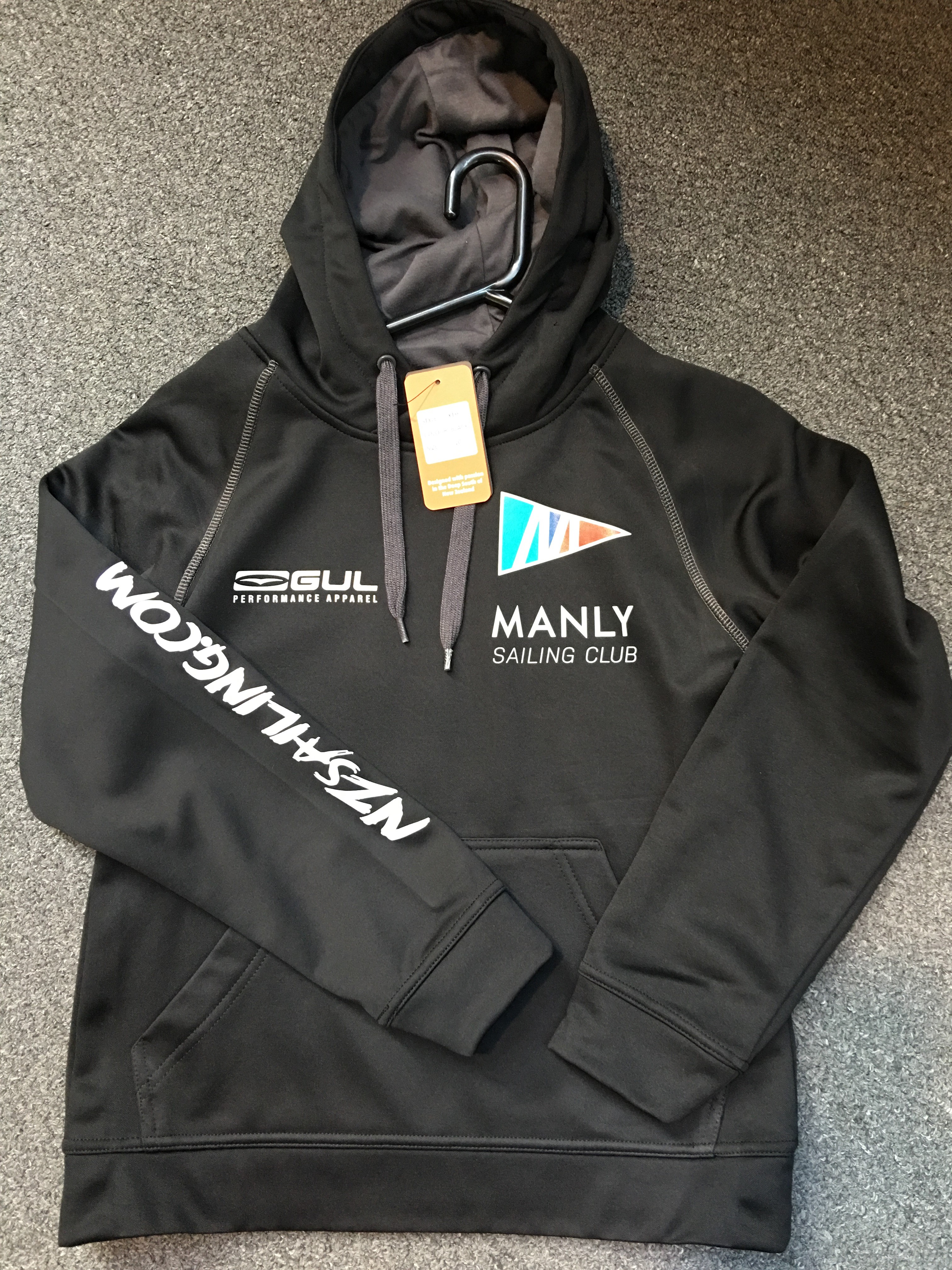 Manly SC Hoodie: *Manly SC Hoodie - Manly Sailing Club Hoodie front _2_.JPG