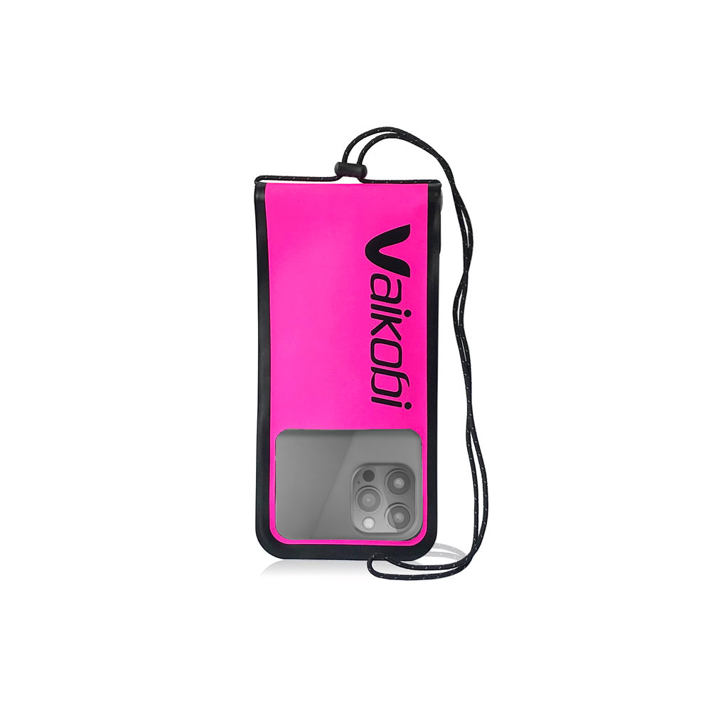 VK-293-: WATERPROOF PHONE PUCH - vaikobi_phone_case_pink_back.jpg