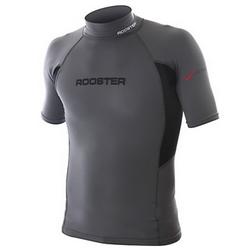 Rooster Ladies Pro Brushed Spandex Top-Long Sleeve Black and Pink 