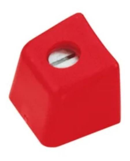 22mm Track Endstops Pair - Red
