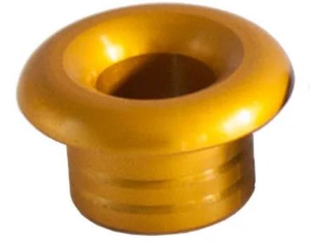 Alloy Deck Bush Long - 13mm OD - Gold