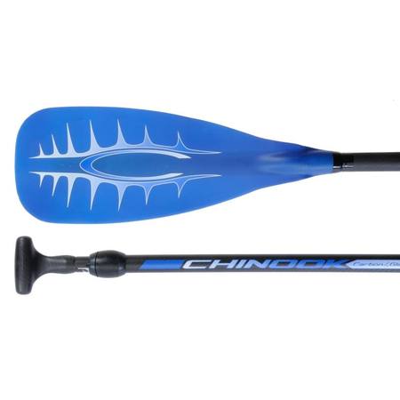 Buy Chinook SUP Paddle - Blue Hybrid 50% Carbon/ Glass in NZ. 