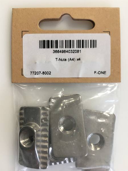 Buy F One M6 T-Nut Set (4) in NZ. 