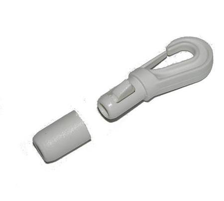 Ronstan Shock Cord Hook White - 6-8mm