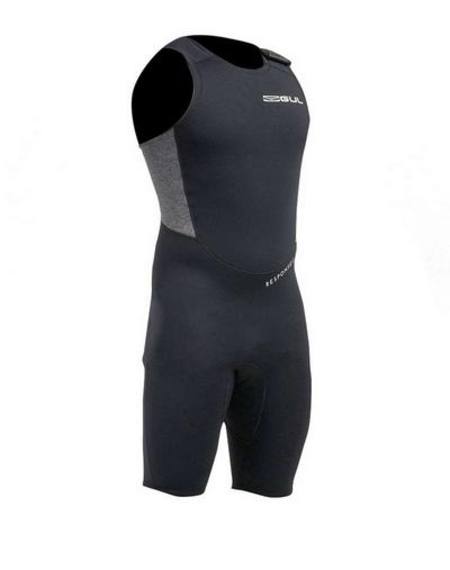 Response 3/2mm Flatlock Short John Wetsuit