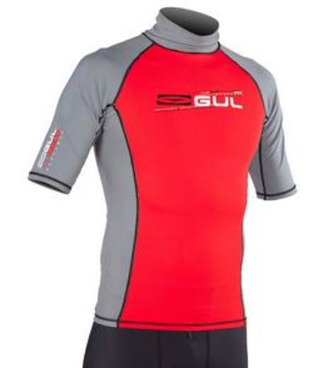 Buy GUL Xola Mens Short Sleeve Lycra Rashguard UPF50 in NZ. 