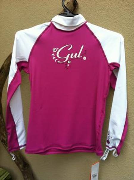 GUL Junior Girls Long Sleeve Lycra Rashguard UPF50