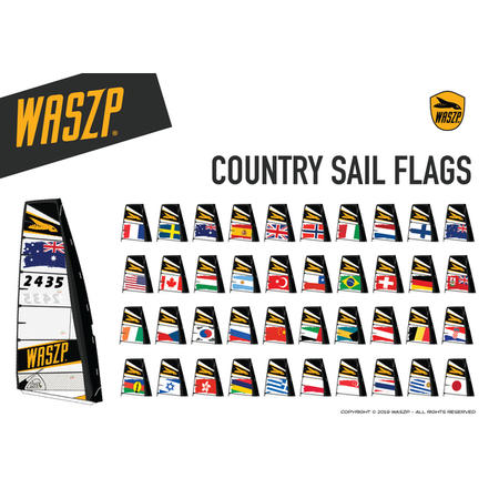 WASZP Sail Country Flag