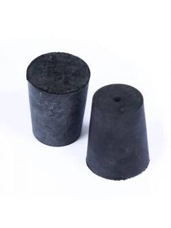 Laser Plug Black Rubber